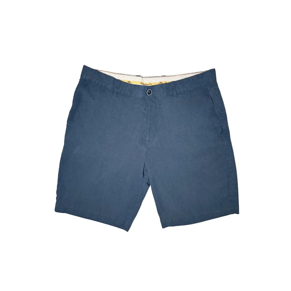 Tommy Bahama Silk Flat Front Shorts Mens Size 35